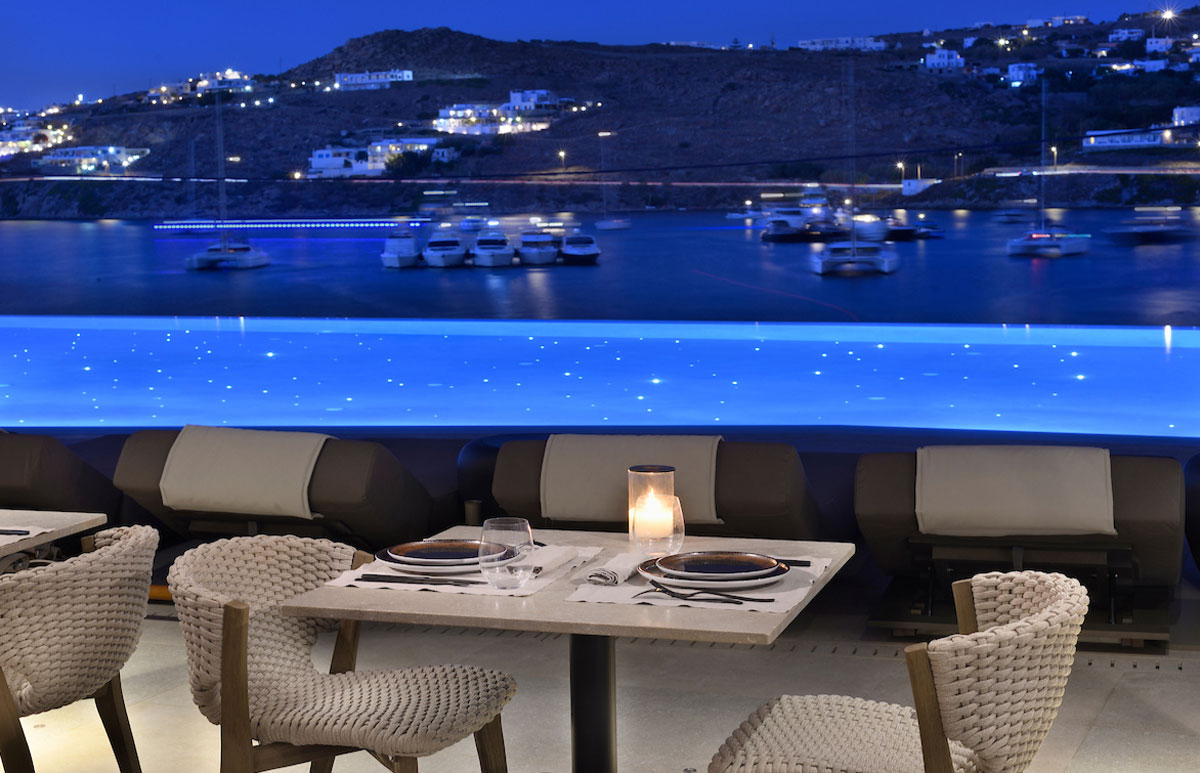 Cove Restaurant - Mykonos Greece